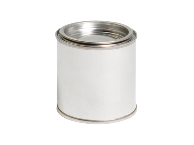 Ø 60 x 62 mm rond blik Engelse sluiting blank