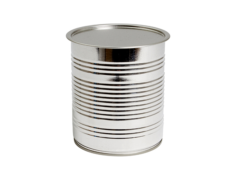 Ø 99 x 118,5 mm rond blik blank met losse deksel