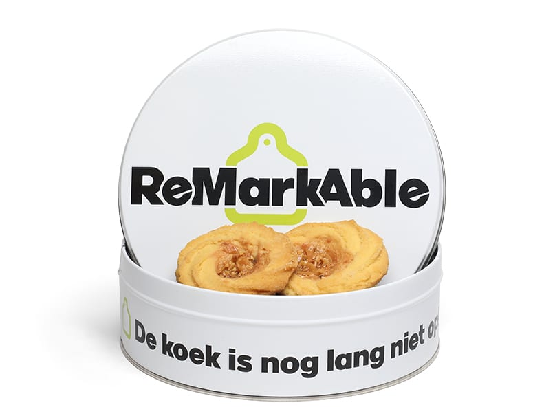 Rond blik met Zeefdruk